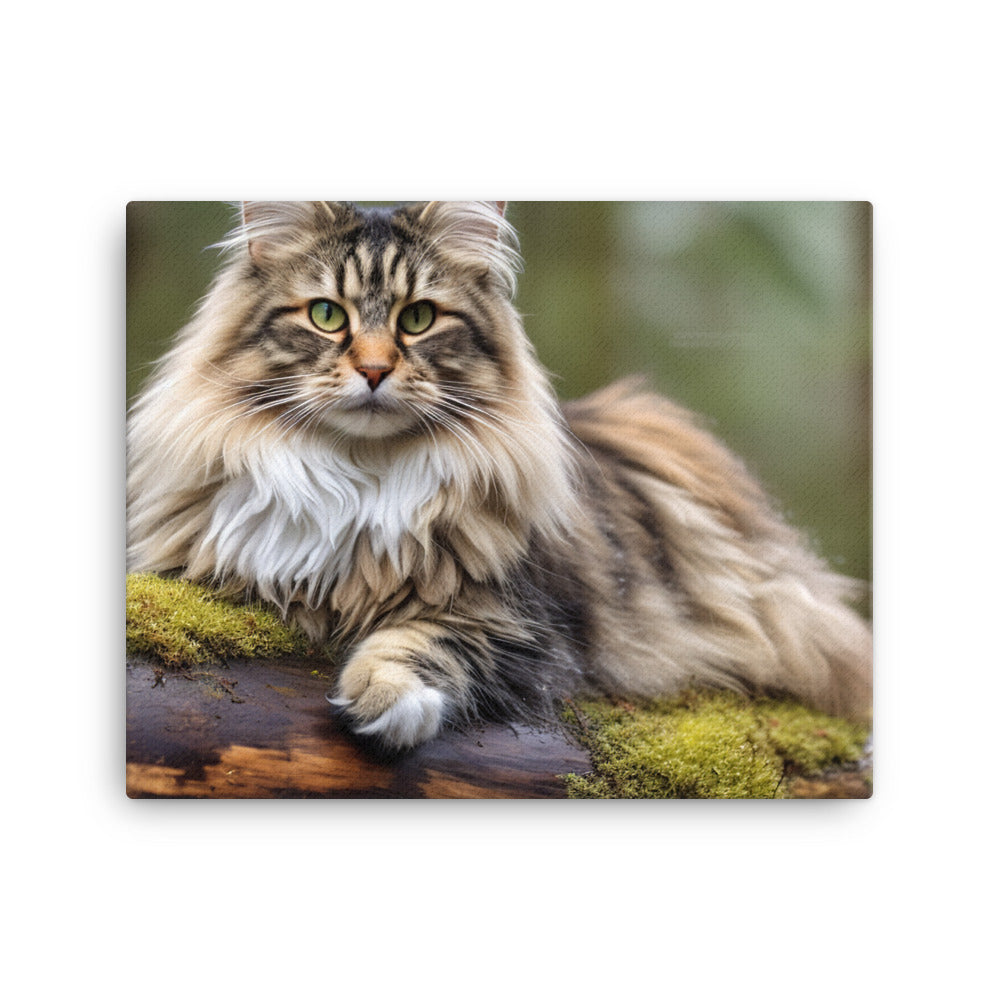 Norwegian Forest Canvas - PosterfyAI.com