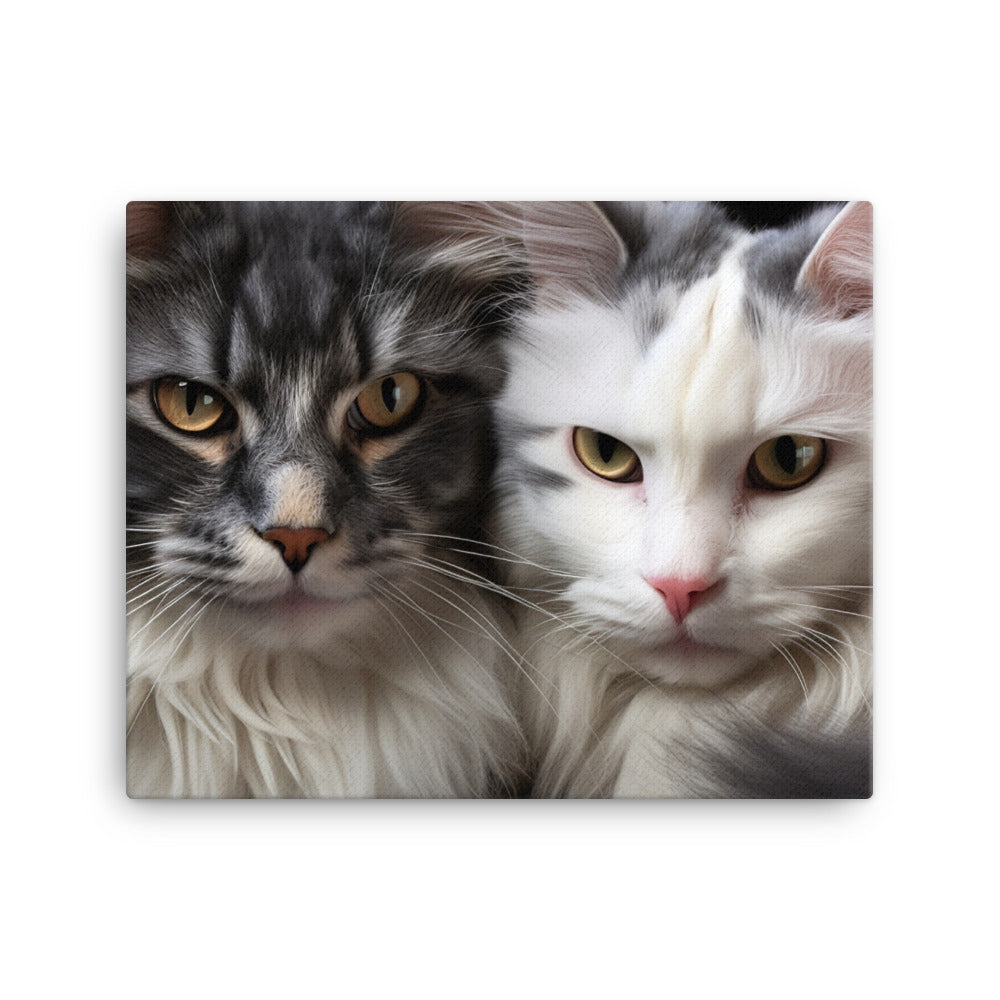Norwegian Forest Canvas - PosterfyAI.com