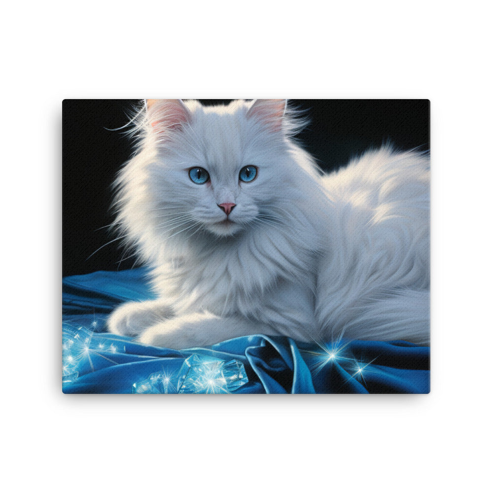 Turkish Angora Canvas - PosterfyAI.com