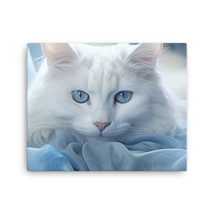 Turkish Angora Canvas - PosterfyAI.com