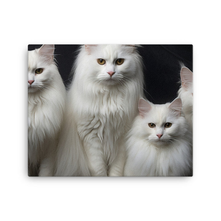 Turkish Angora Canvas - PosterfyAI.com