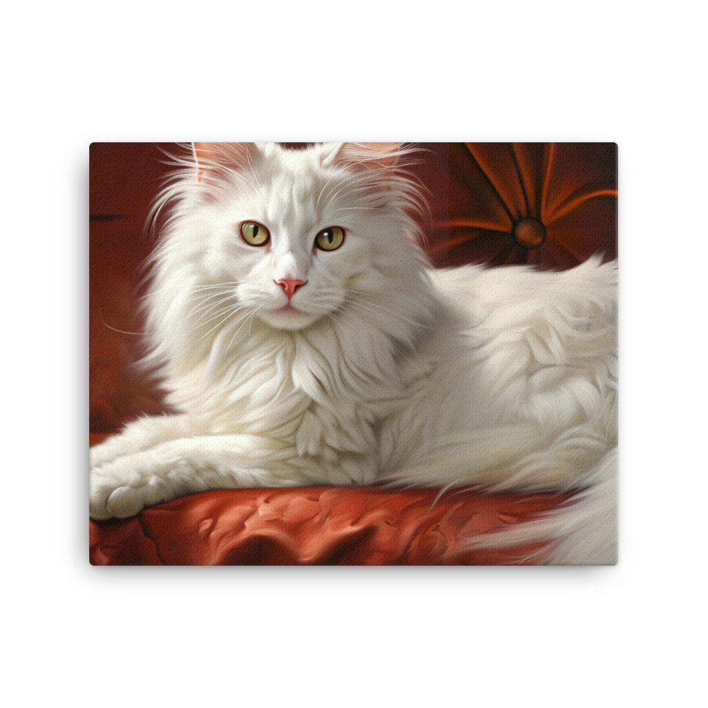 Turkish Angora Canvas - PosterfyAI.com