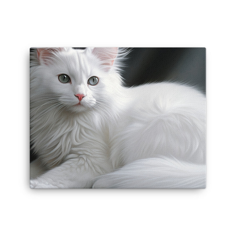 Turkish Angora Canvas - PosterfyAI.com