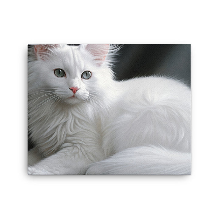 Turkish Angora Canvas - PosterfyAI.com