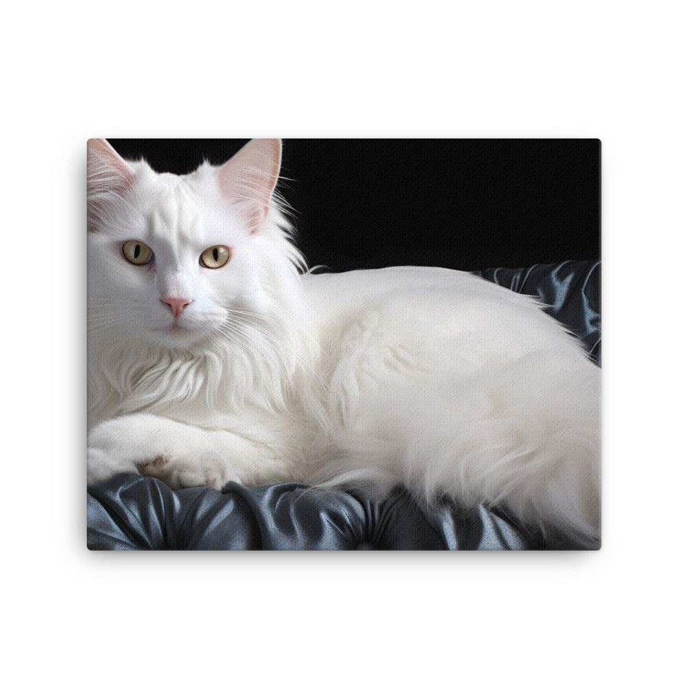 Turkish Angora Canvas - PosterfyAI.com