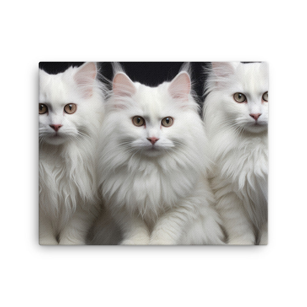 Turkish Angora Canvas - PosterfyAI.com