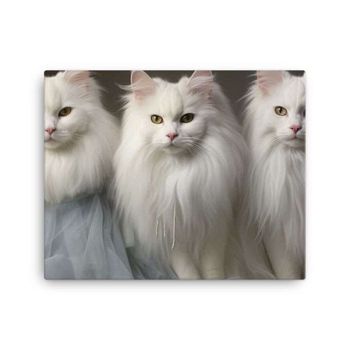Turkish Angora Canvas - PosterfyAI.com