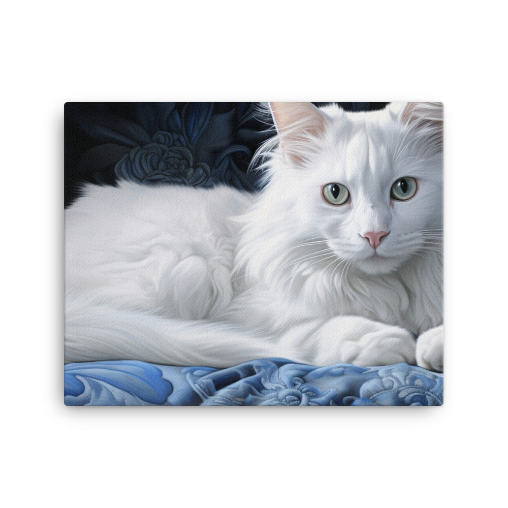 Turkish Angora Canvas - PosterfyAI.com