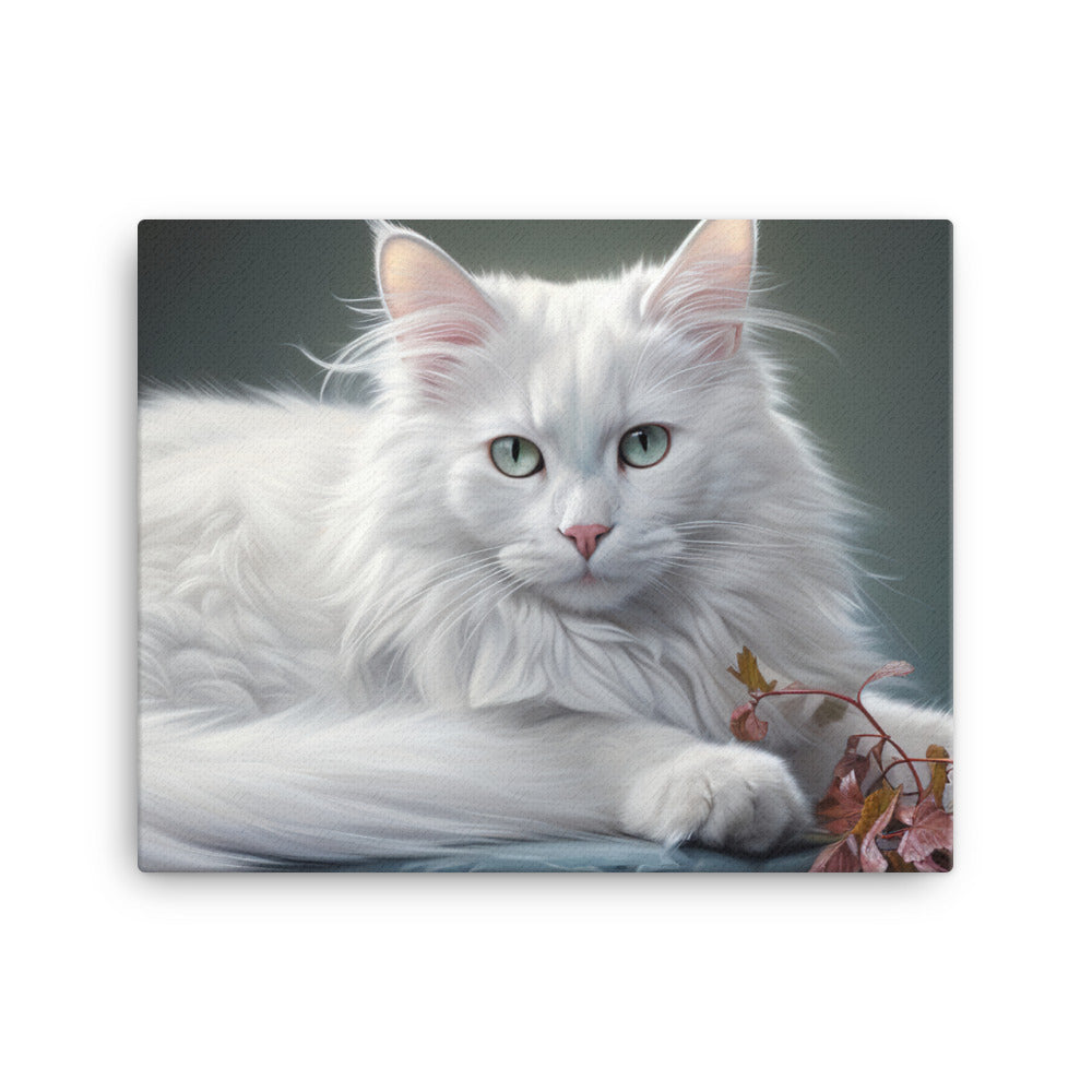 Turkish Angora Canvas - PosterfyAI.com