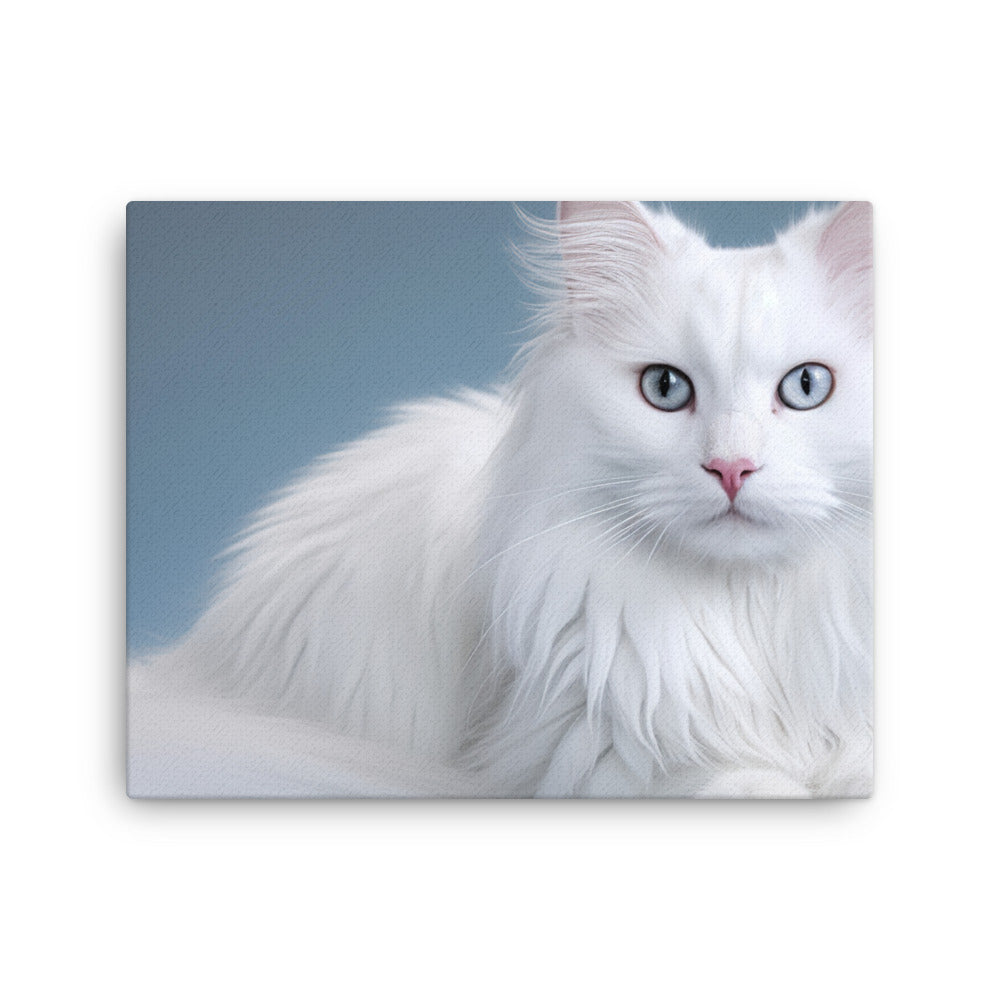 Turkish Angora Canvas - PosterfyAI.com