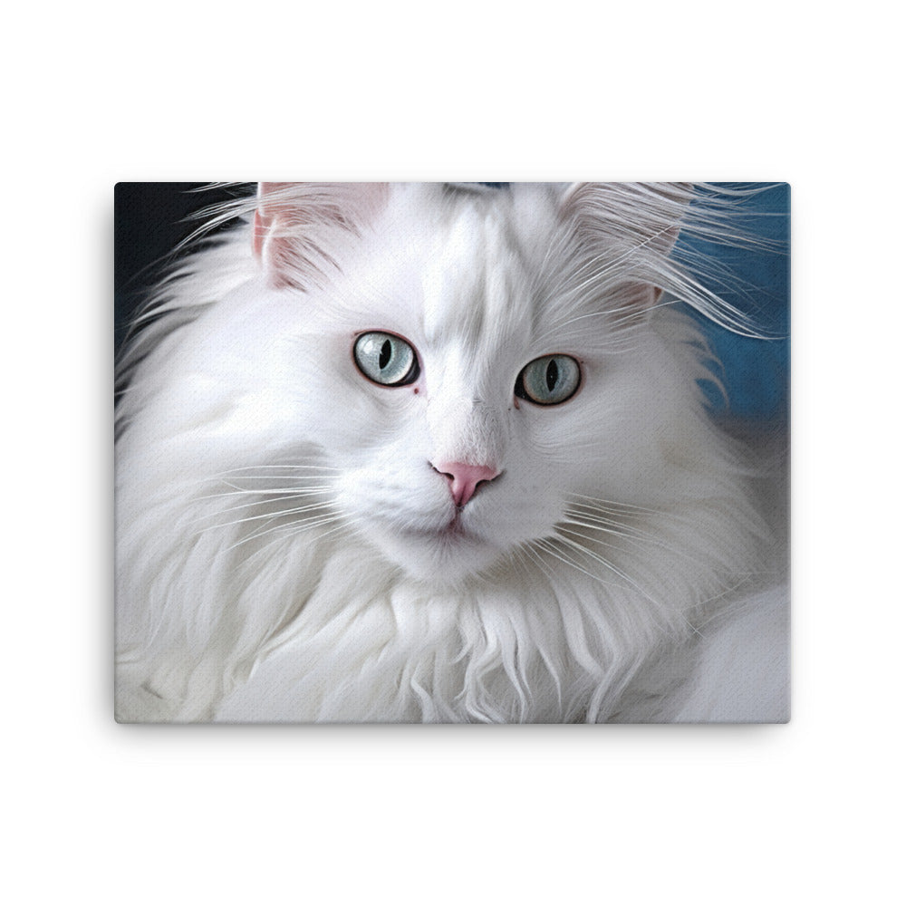 Turkish Angora Canvas - PosterfyAI.com