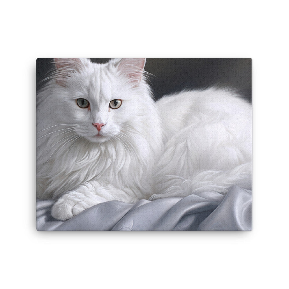 Turkish Angora Canvas - PosterfyAI.com