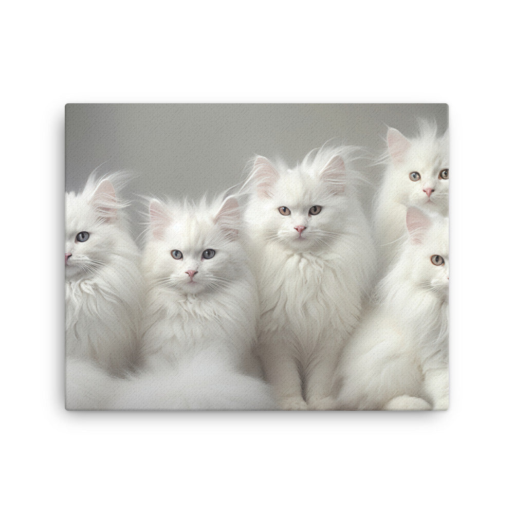 Turkish Angora Canvas - PosterfyAI.com