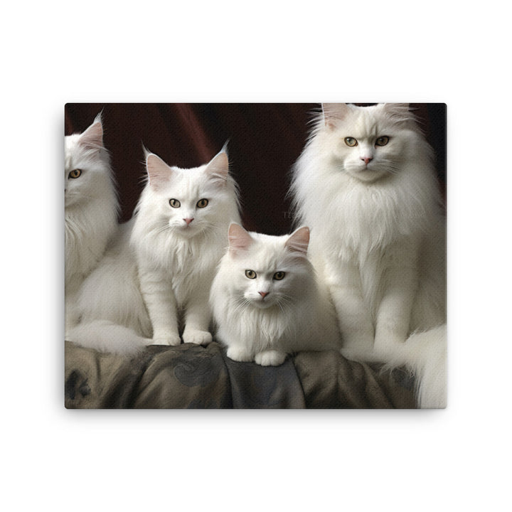 Turkish Angora Canvas - PosterfyAI.com