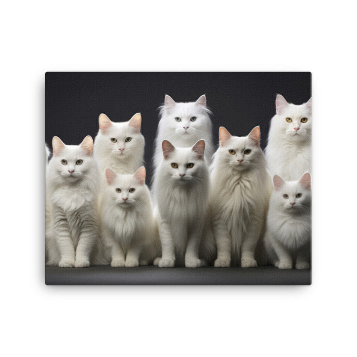 Turkish Angora Canvas - PosterfyAI.com
