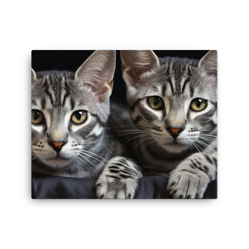 Egyptian Mau Canvas - PosterfyAI.com