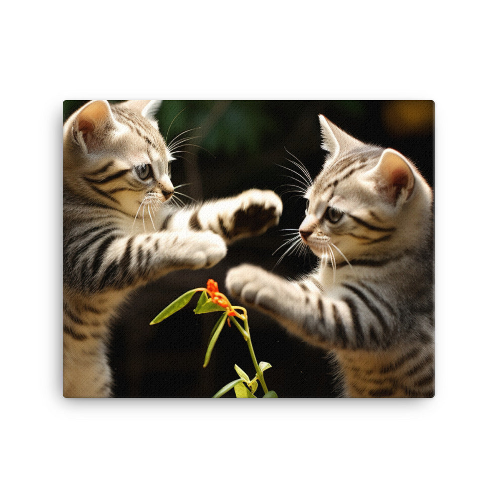 Egyptian Mau Canvas - PosterfyAI.com