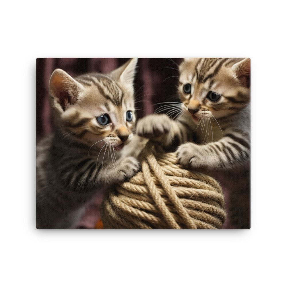 Egyptian Mau Canvas - PosterfyAI.com