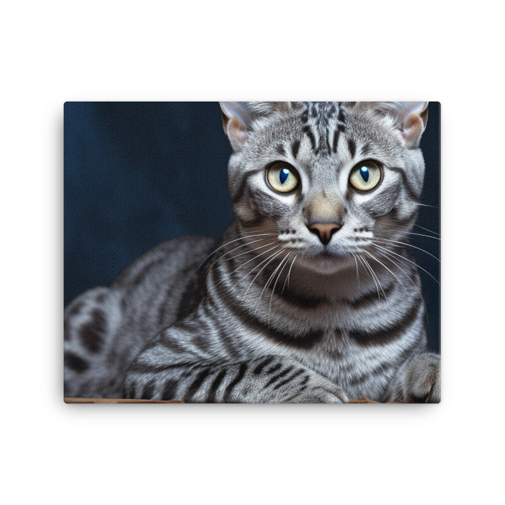 Egyptian Mau Canvas - PosterfyAI.com
