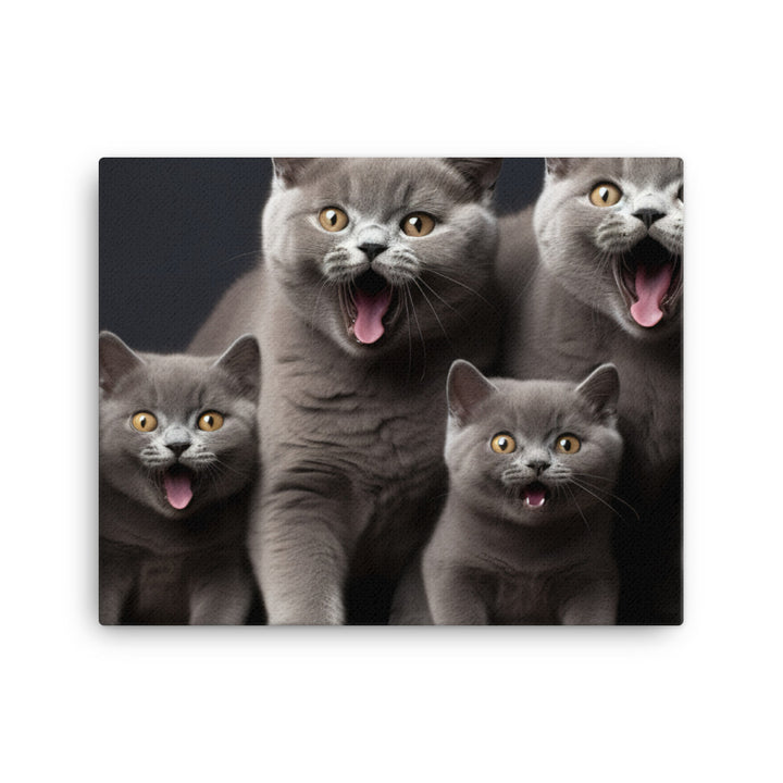 British Shorthair Canvas - PosterfyAI.com