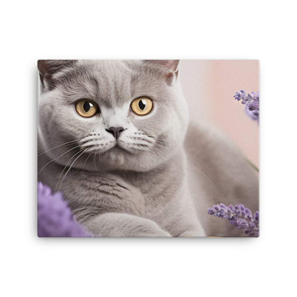 British Shorthair Canvas - PosterfyAI.com