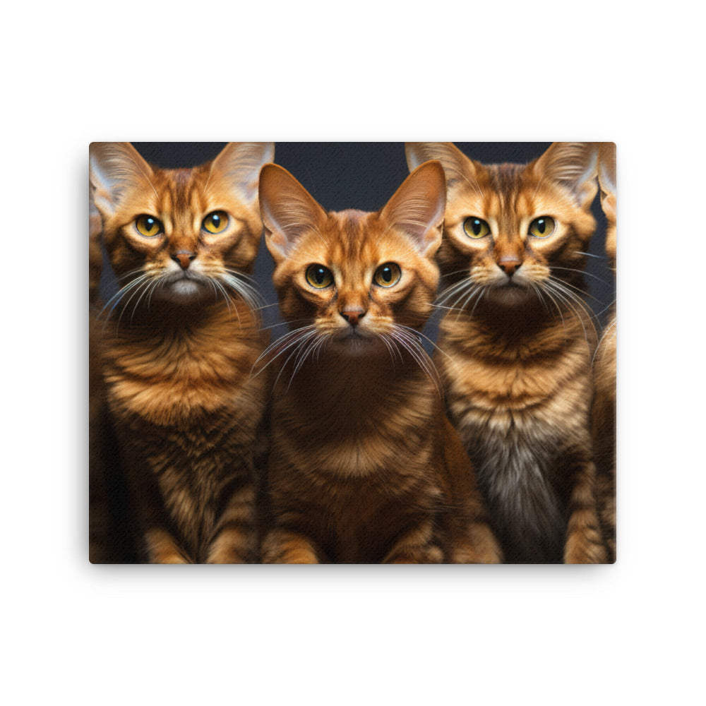 Abyssinian Canvas - PosterfyAI.com