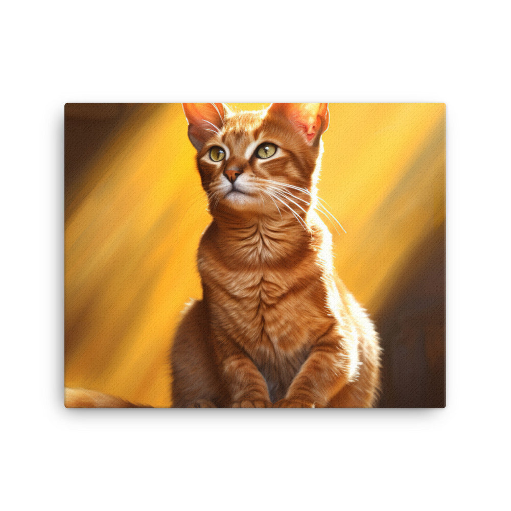 Abyssinian Canvas - PosterfyAI.com