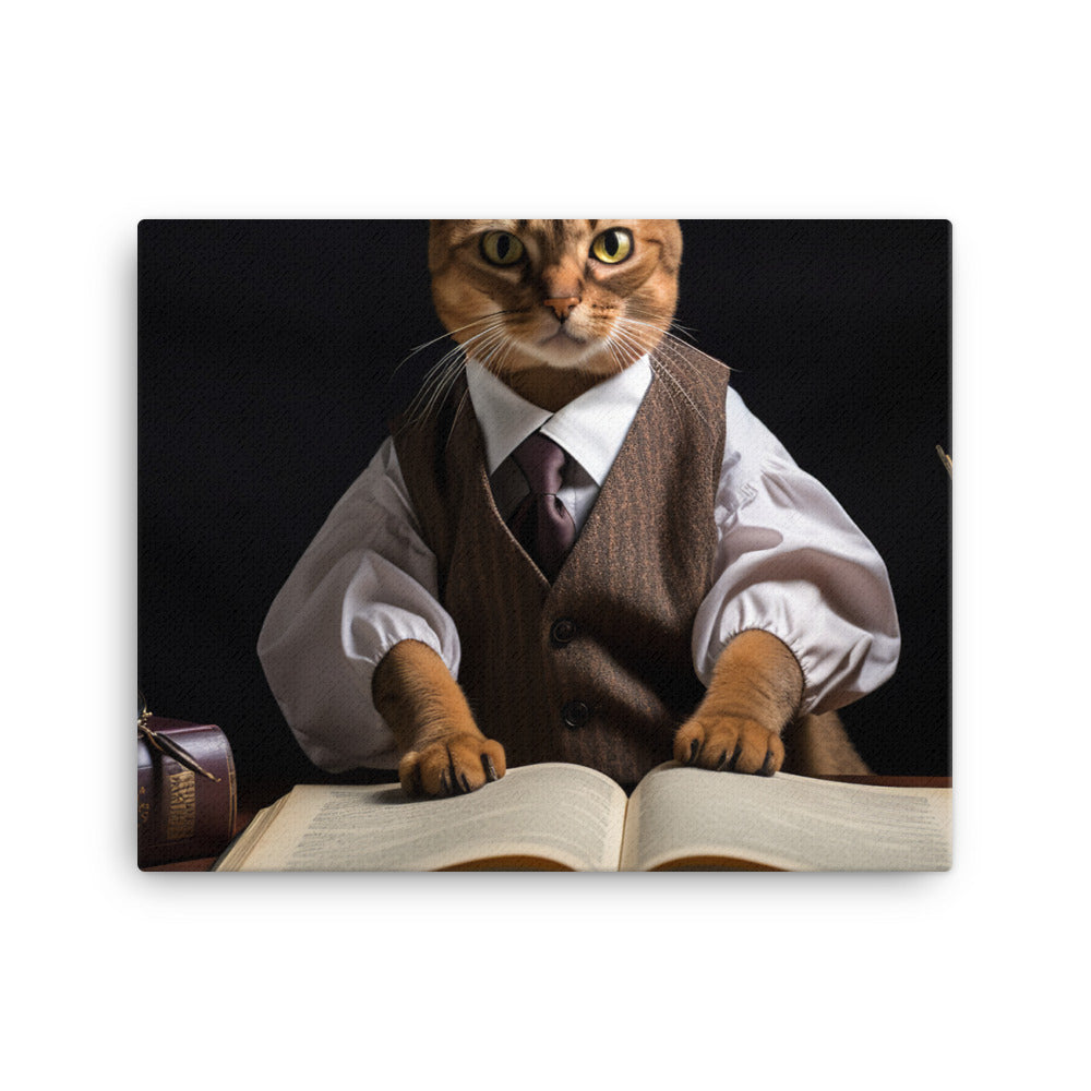 Abyssinian Student Canvas - PosterfyAI.com