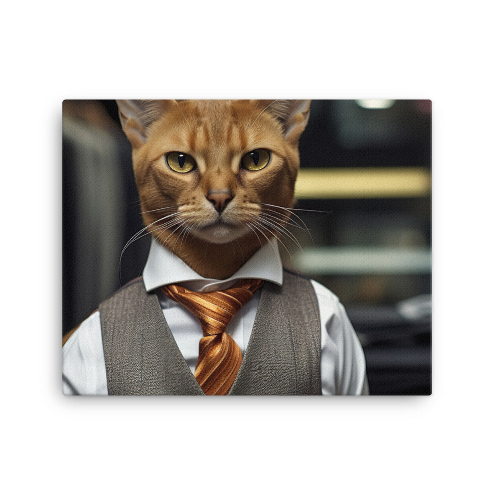 Abyssinian Sales Consultant Canvas - PosterfyAI.com