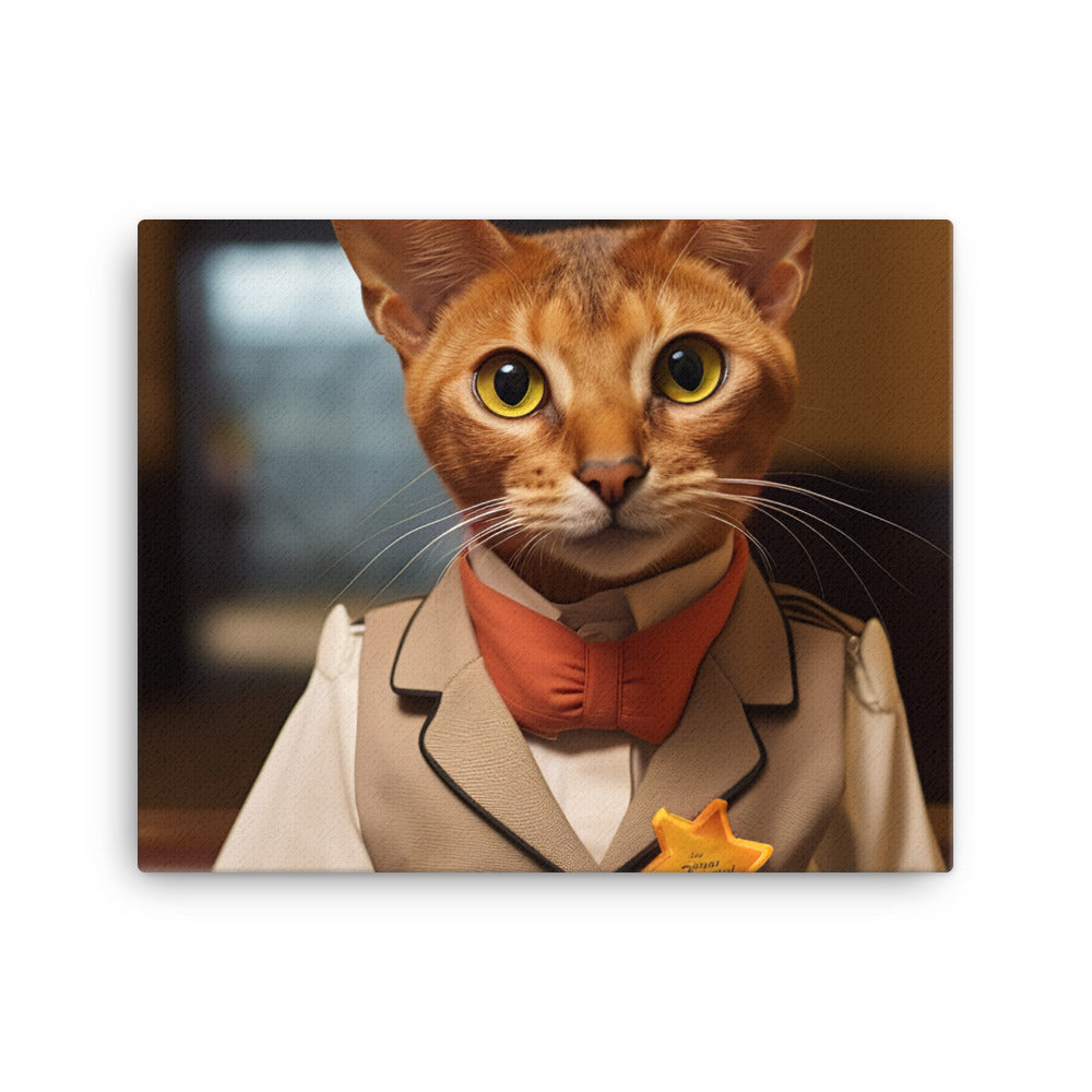 Abyssinian Hotel Staff Canvas - PosterfyAI.com