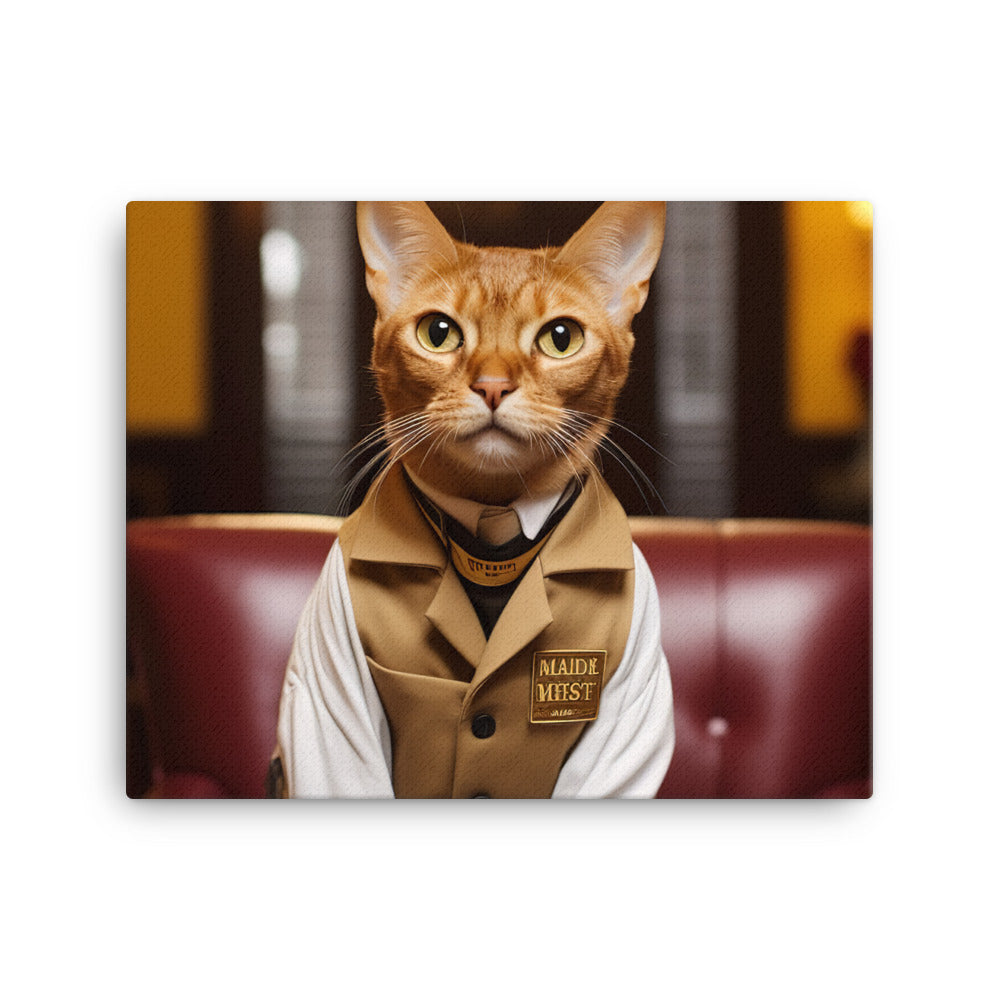 Abyssinian Hotel Staff Canvas - PosterfyAI.com