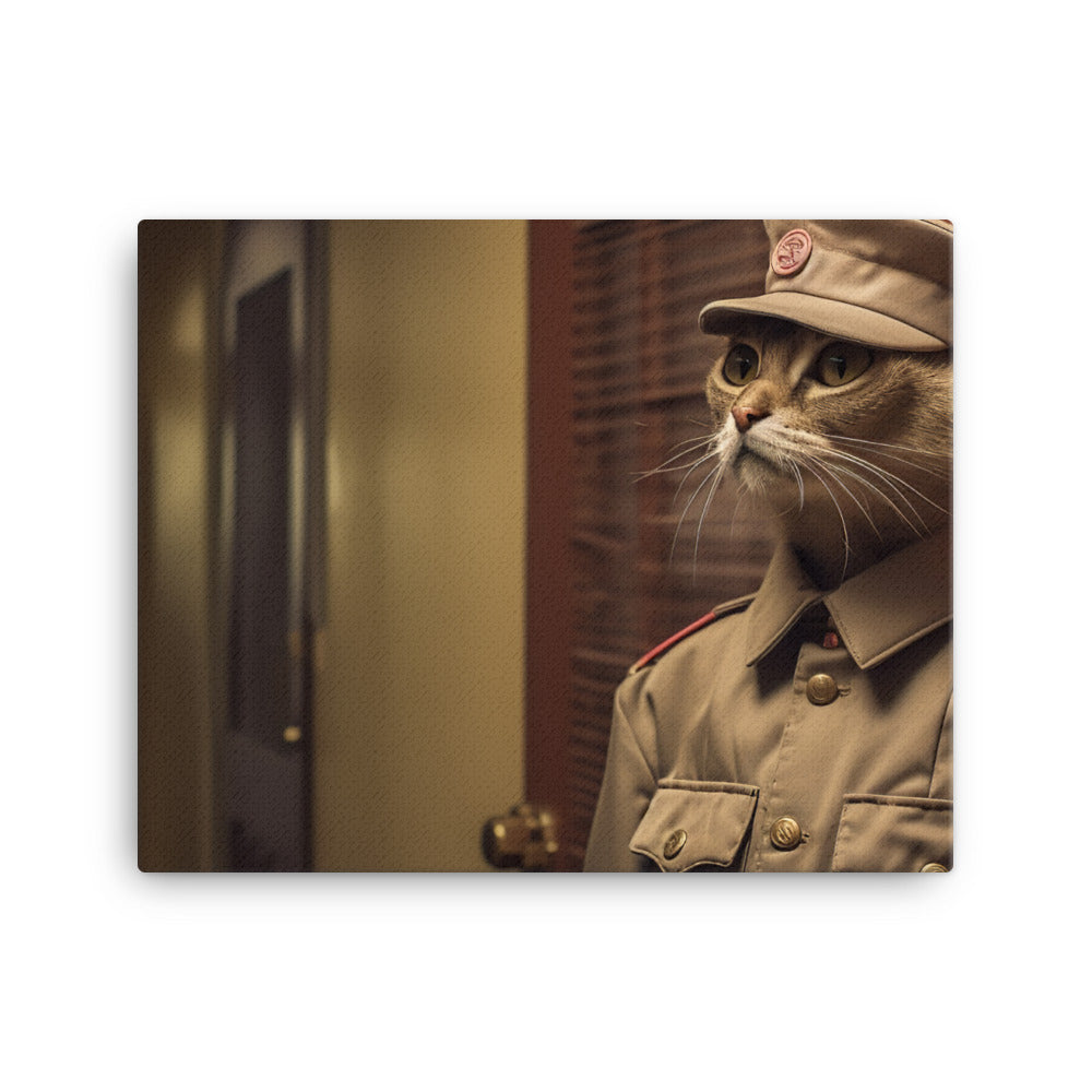 Abyssinian Prison Officer Canvas - PosterfyAI.com