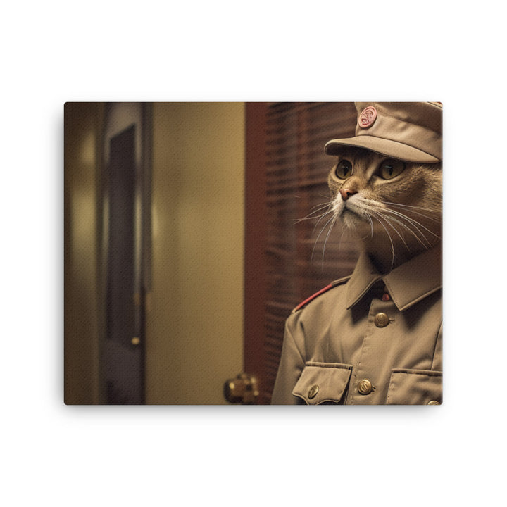 Abyssinian Prison Officer Canvas - PosterfyAI.com