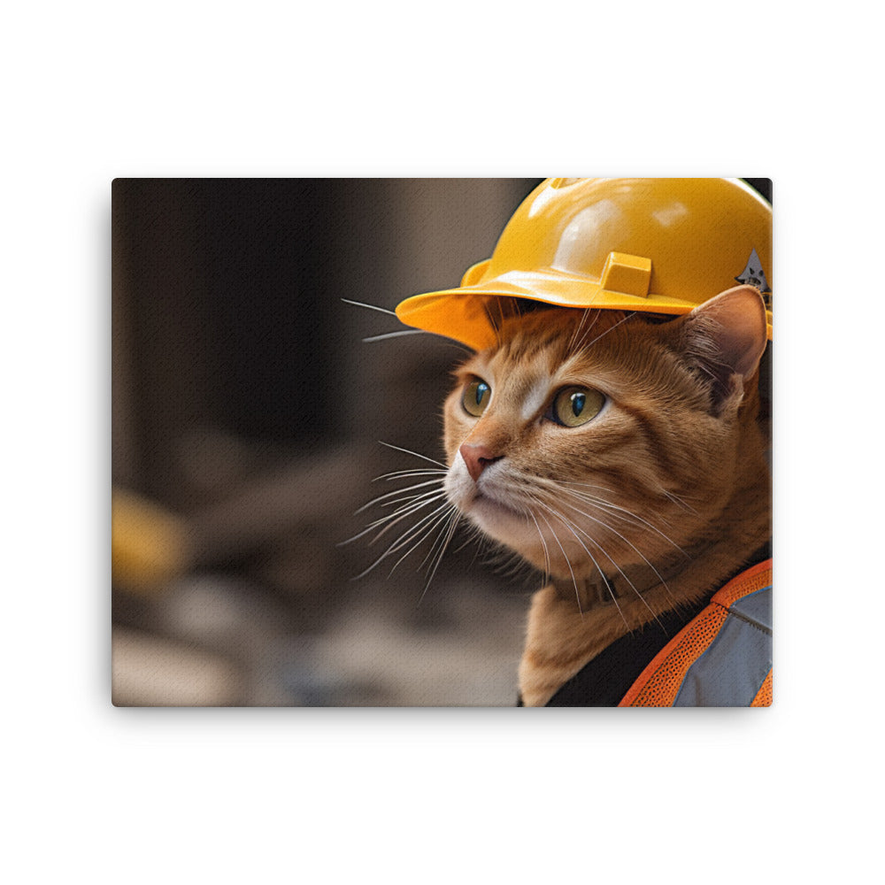 Abyssinian Contractor Canvas - PosterfyAI.com