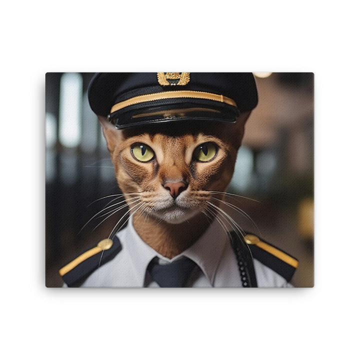 Abyssinian Security Officer Canvas - PosterfyAI.com