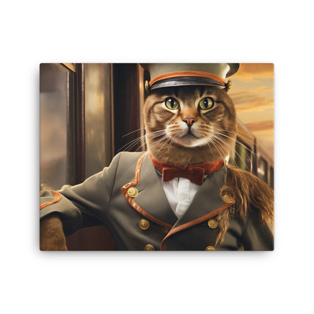 Abyssinian Transit Operator Canvas - PosterfyAI.com