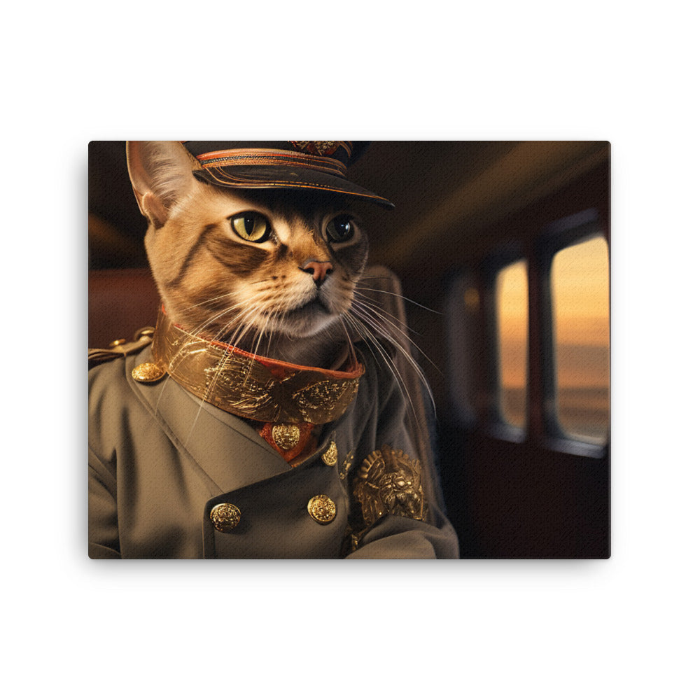 Abyssinian Transit Operator Canvas - PosterfyAI.com