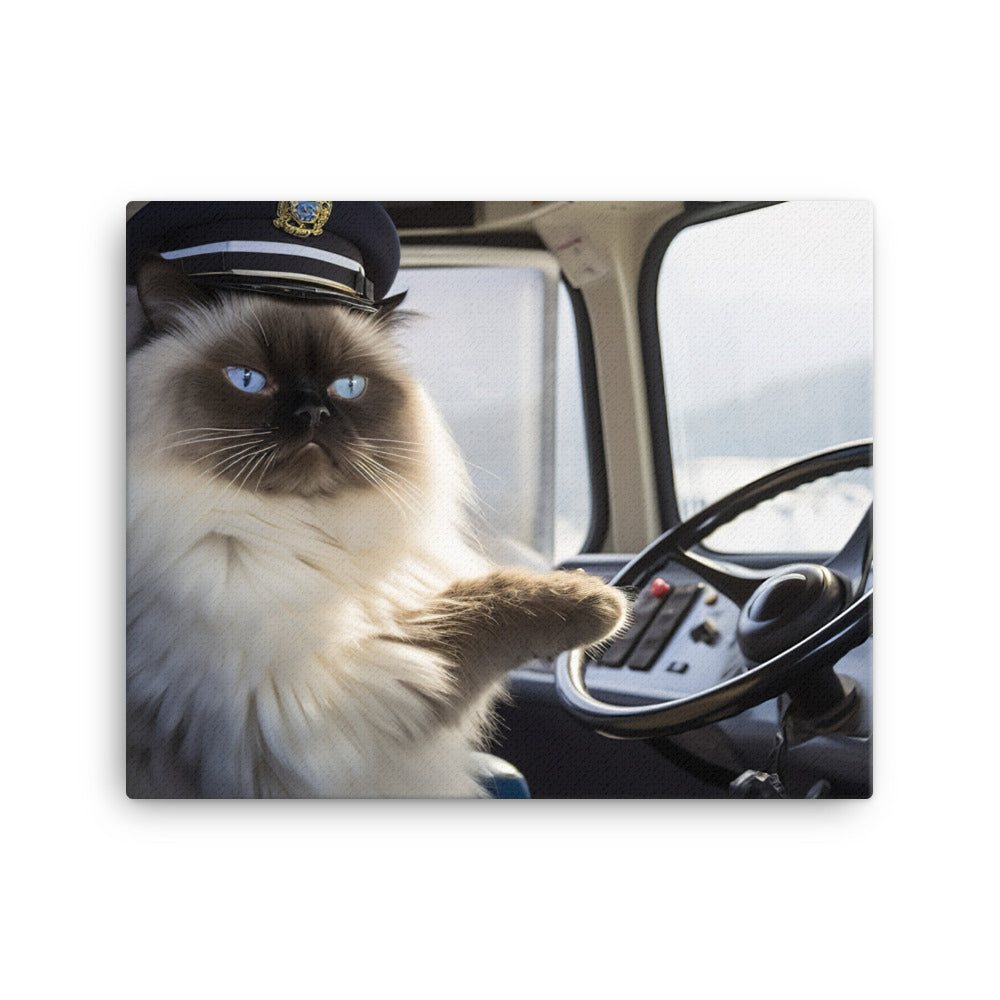 Himalayan Transit Operator Canvas - PosterfyAI.com