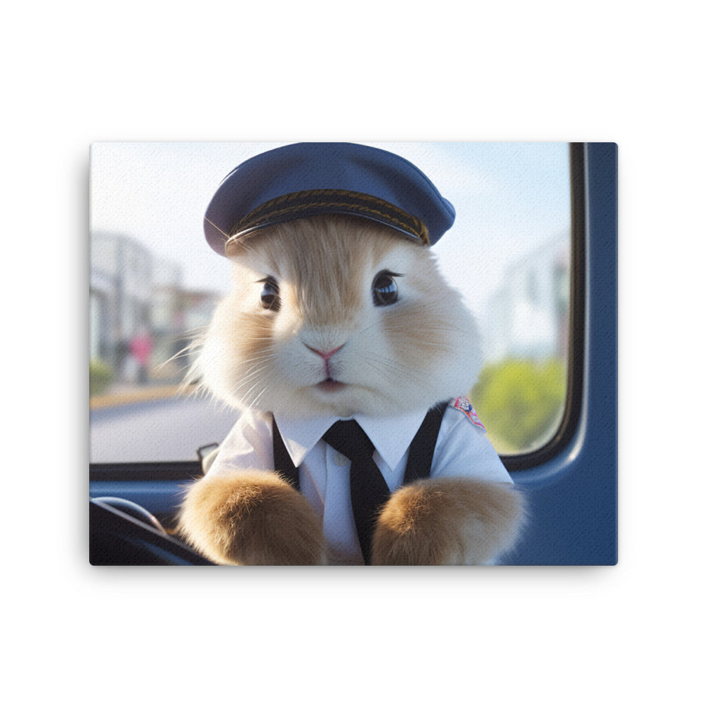 Lionhead Transit Operator Canvas - PosterfyAI.com