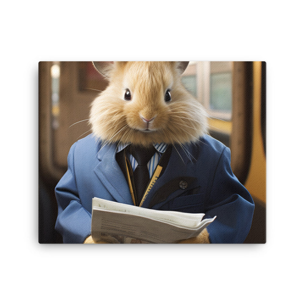 Lionhead Transit Operator Canvas - PosterfyAI.com