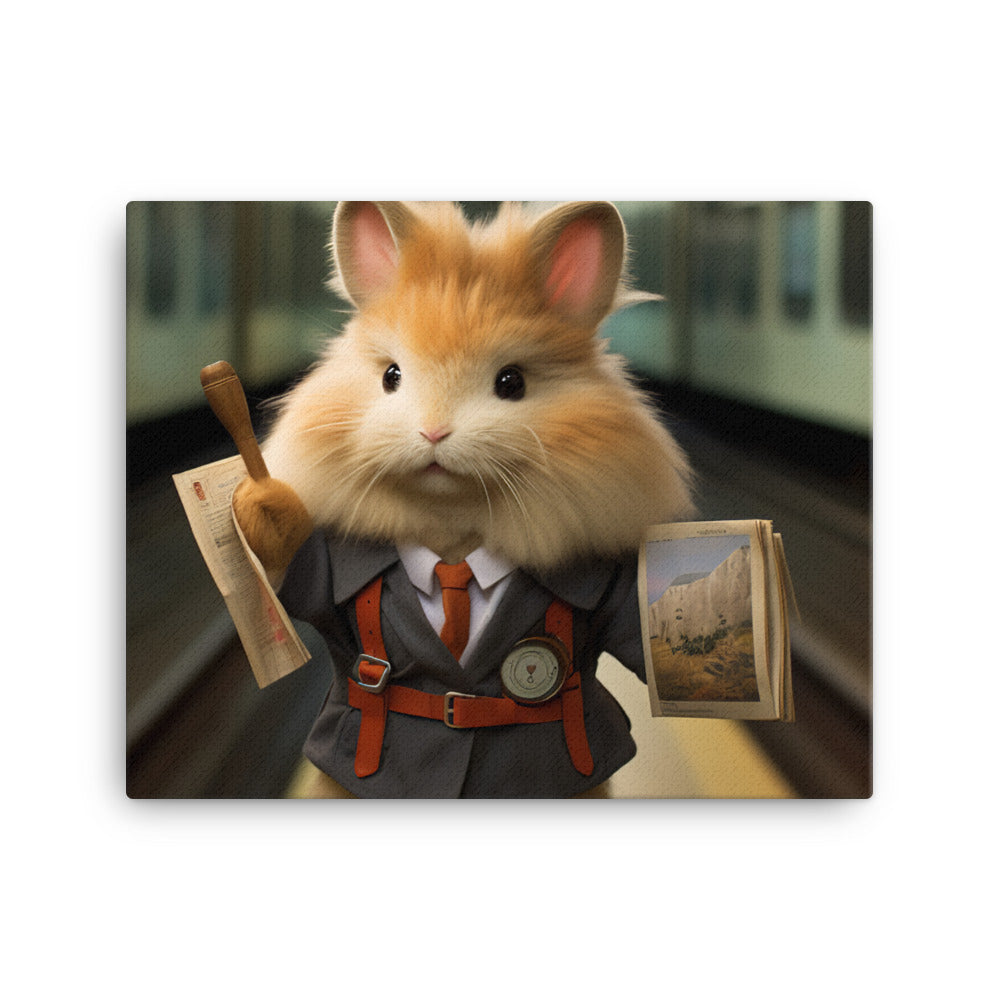 Lionhead Transit Operator Canvas - PosterfyAI.com
