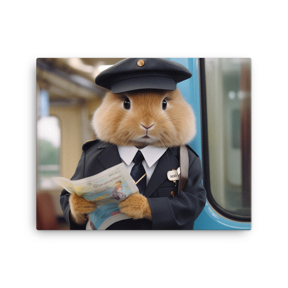 Lionhead Transit Operator Canvas - PosterfyAI.com