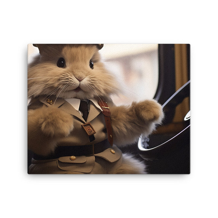 Lionhead Transit Operator Canvas - PosterfyAI.com