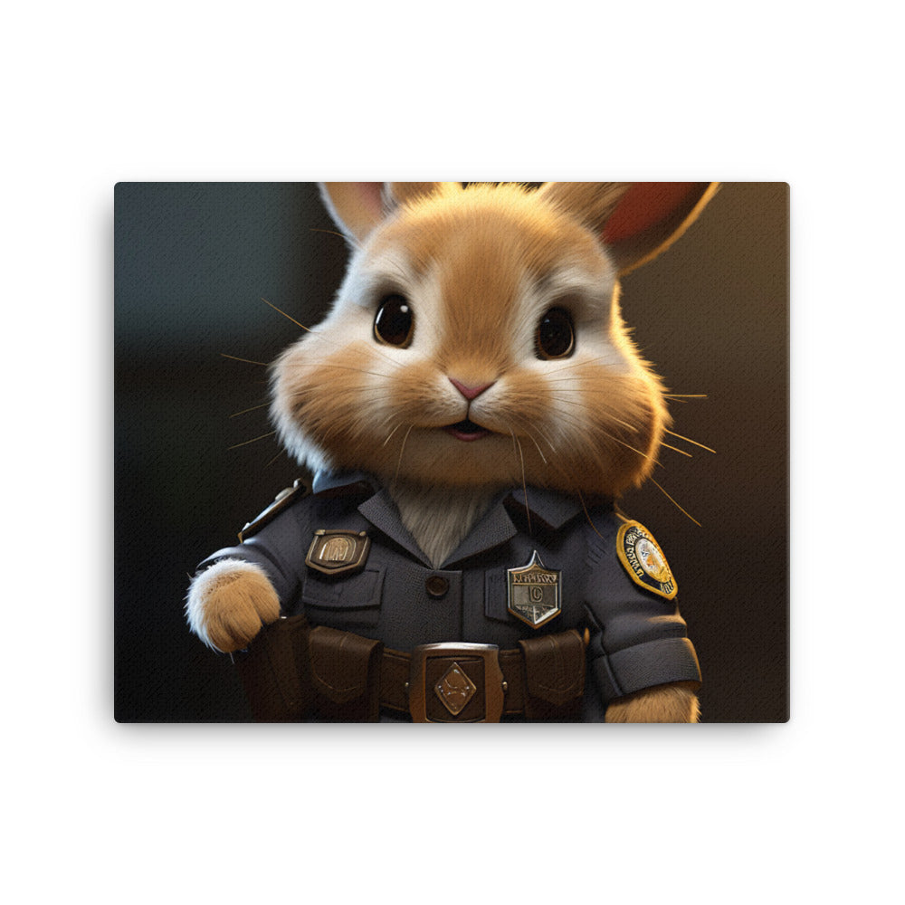 Lionhead Security Officer Canvas - PosterfyAI.com