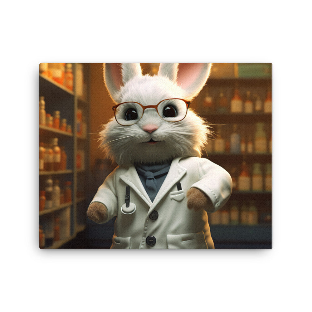 Lionhead Pharmacist Canvas - PosterfyAI.com