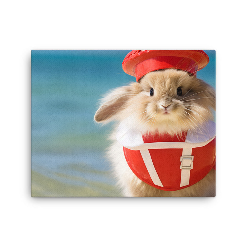 Lionhead Lifeguard Canvas - PosterfyAI.com