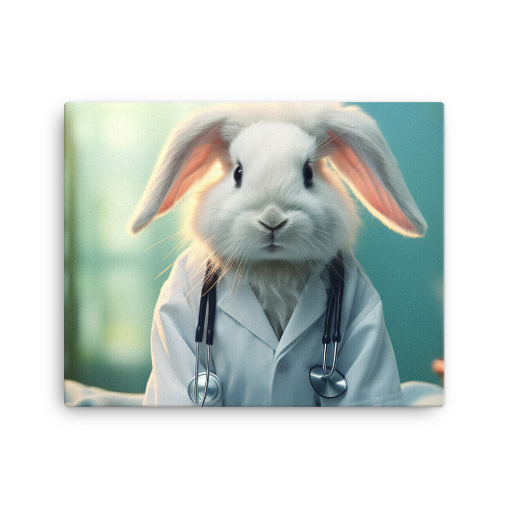Lionhead Doctor Canvas - PosterfyAI.com