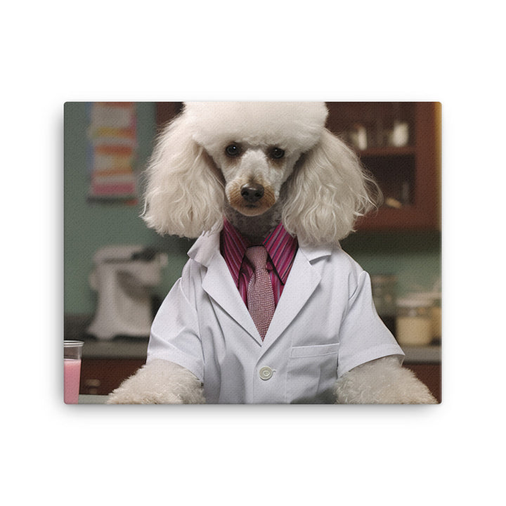 Poodle Pharmacist Canvas - PosterfyAI.com