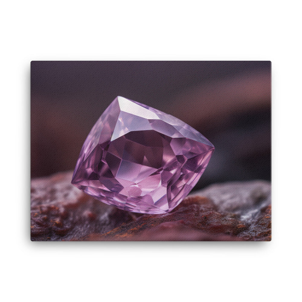 A breathtaking purple diamond canvas - Posterfy.AI