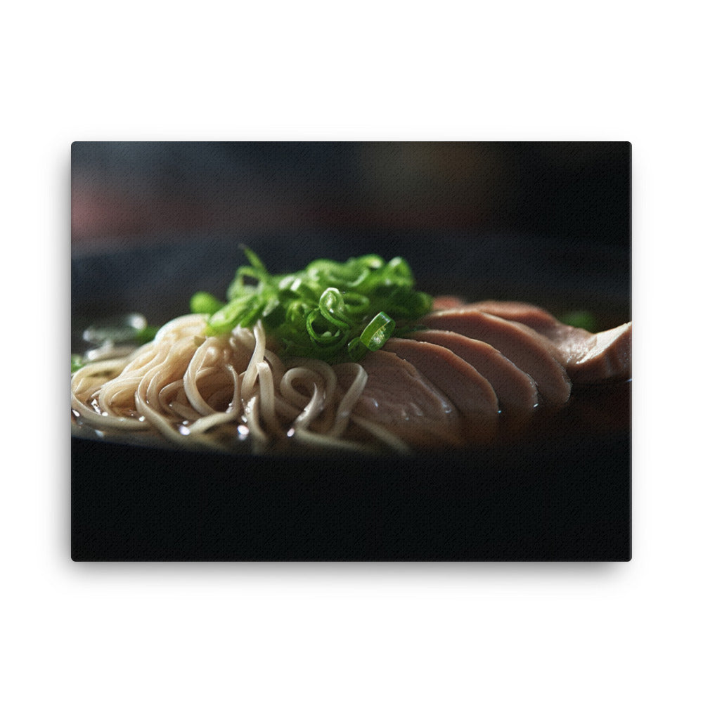 Soba in Broth canvas - Posterfy.AI